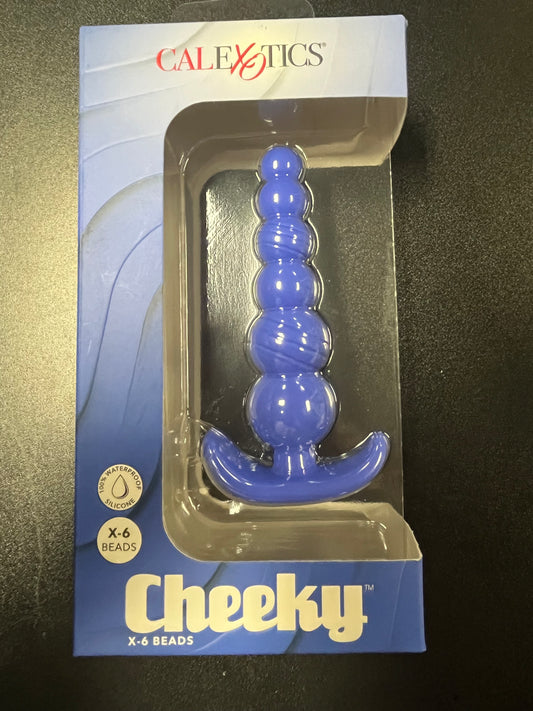 CalExotics Cheeky X-6 Beaded Plug