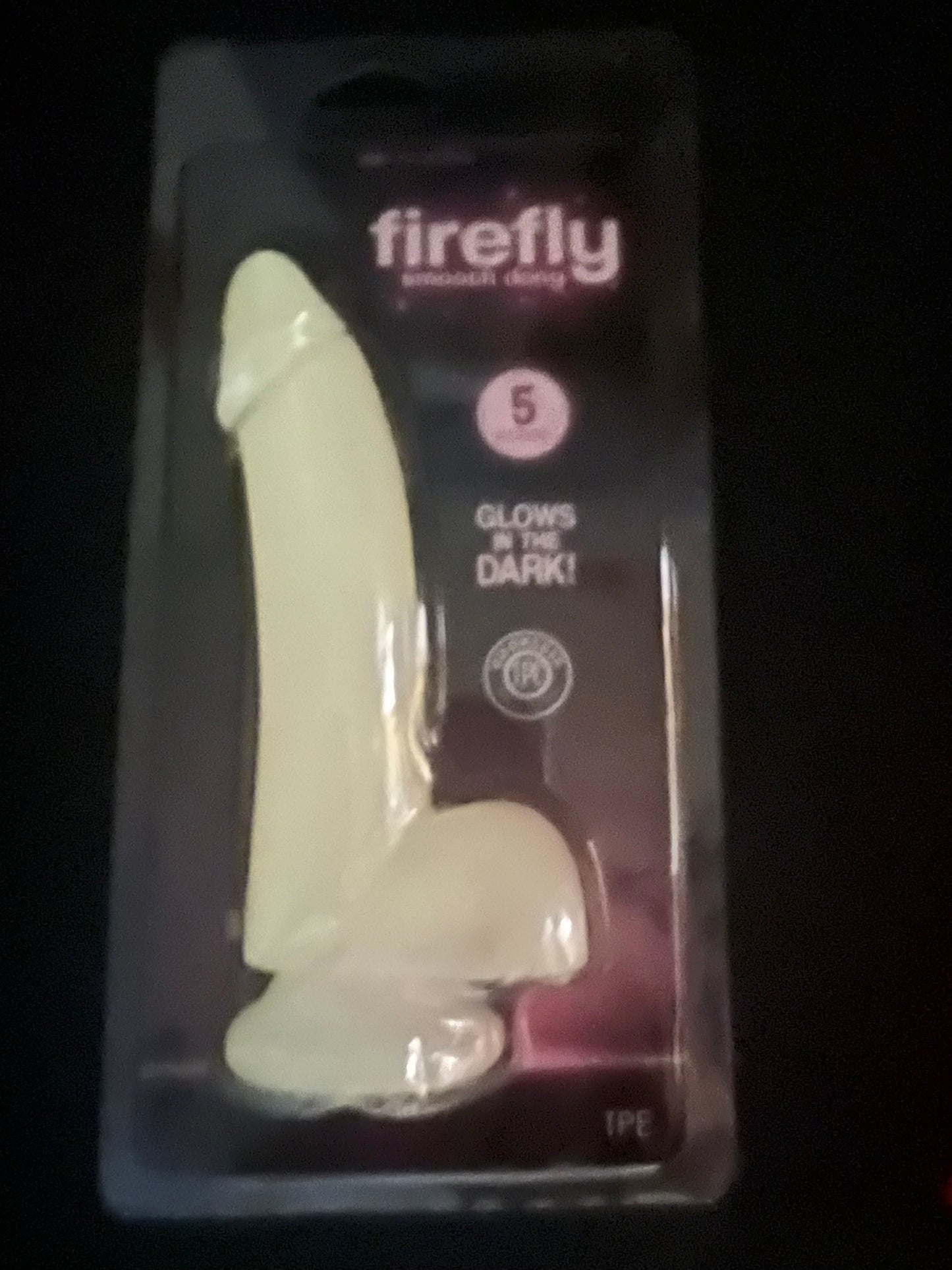 NS Novelties Firefly Smooth Glow In The Dark 5 Inch Dildo