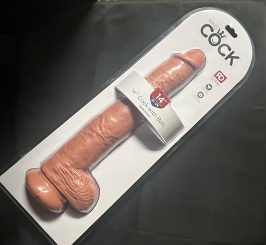 King Cock 14 Inch Cock with Balls