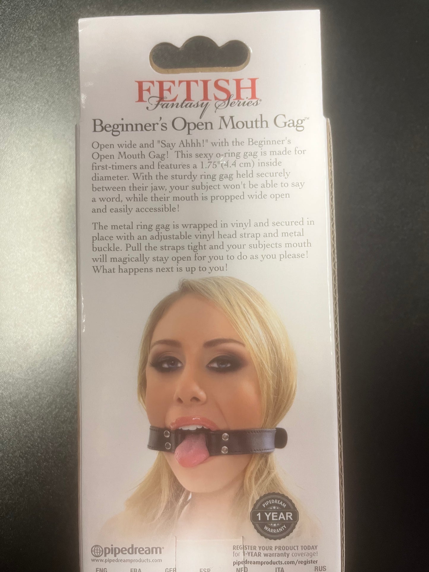Fetish Fantasy Beginner's Open Mouth Gag