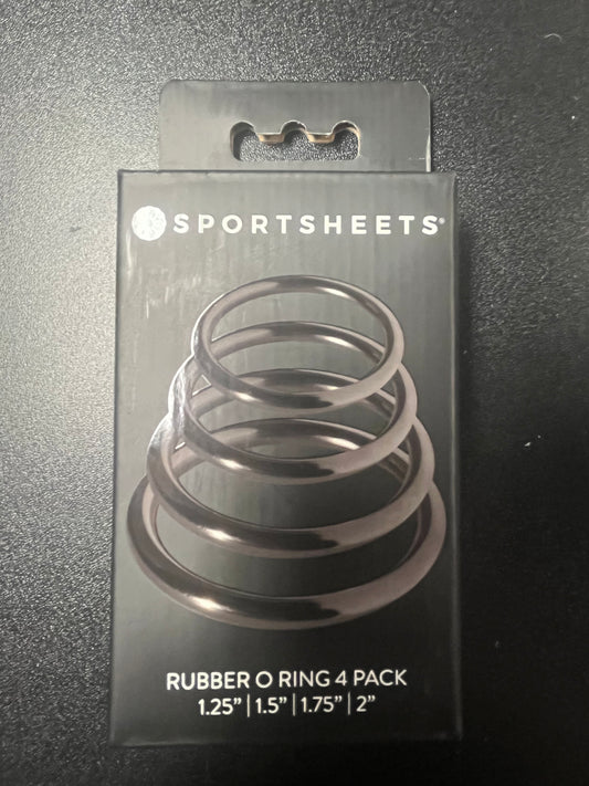 Sportsheets Rubber O-Ring 4 Pack