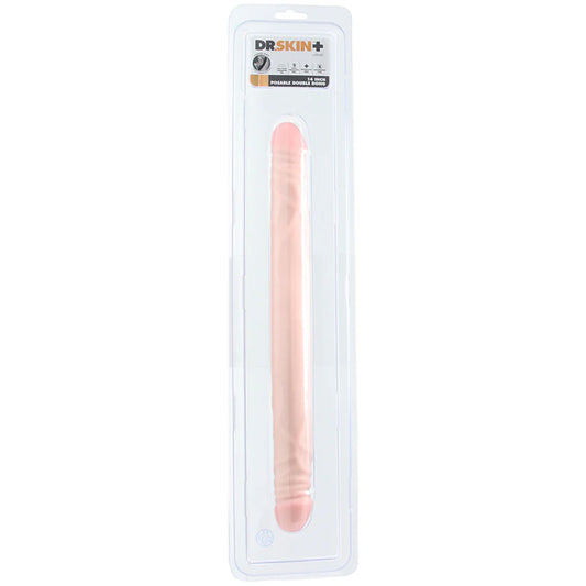 Dr. Skin 14" Posable Silicone Double Dong